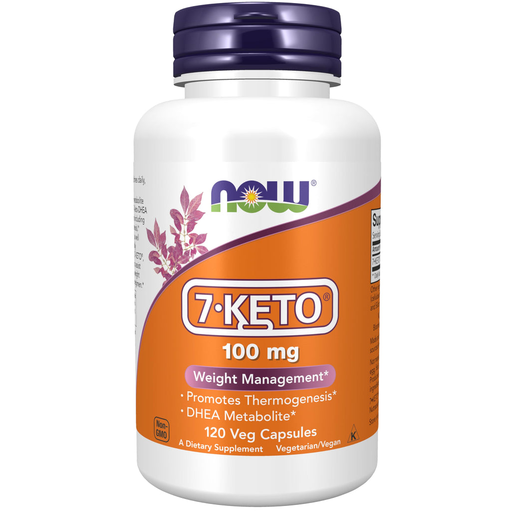 Now Foods 7-Keto 100mg 120 Vcaps - 3014 - 2 Pack