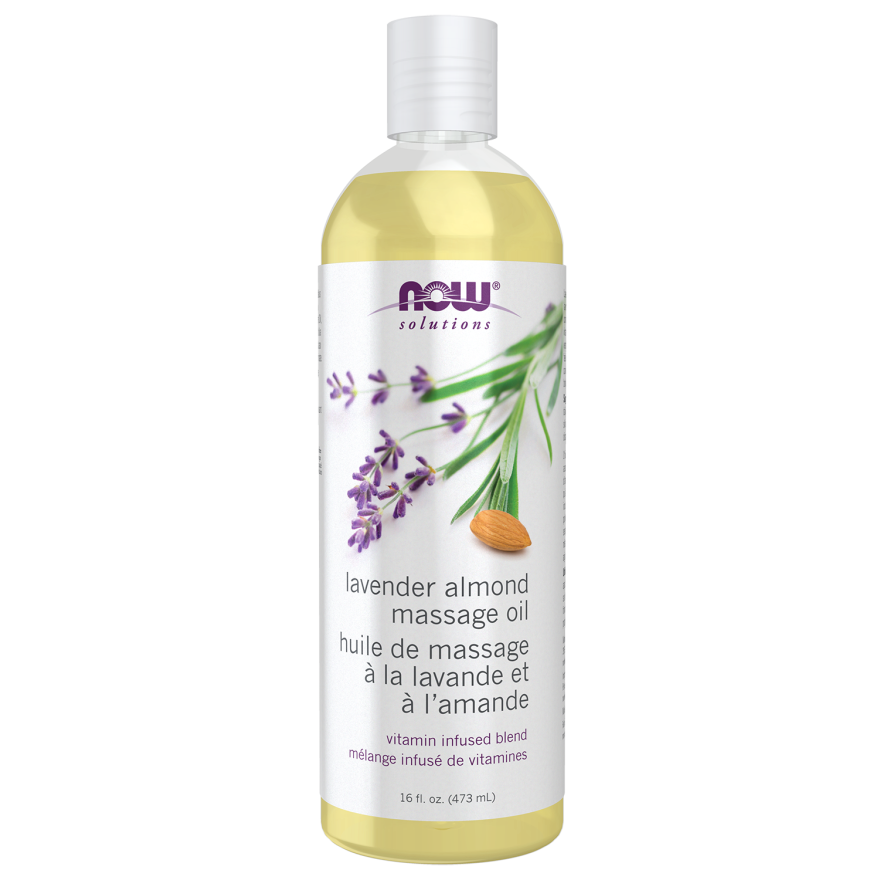 Now Solutions Lavender Almond Massage Oil 16oz - 7663