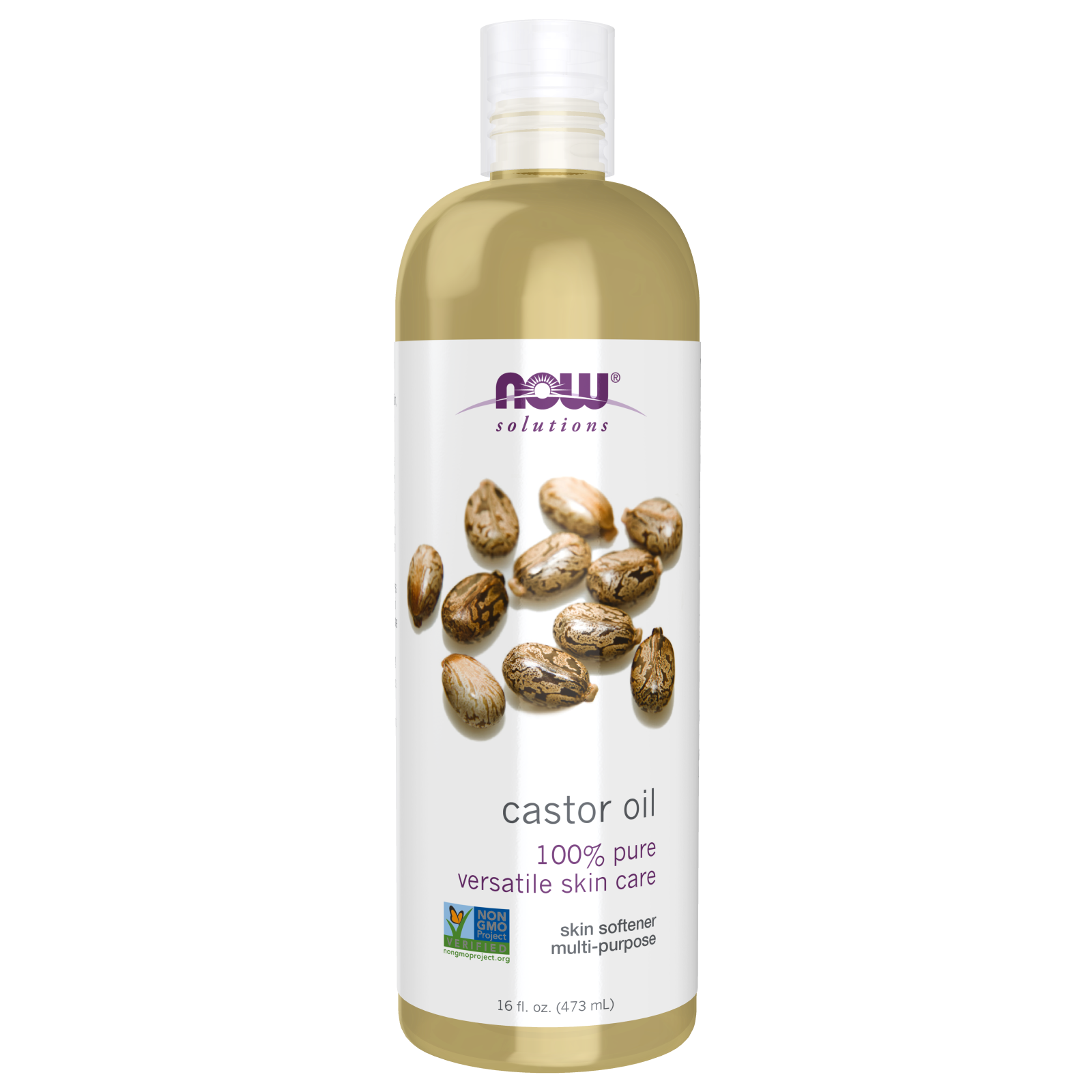 Now Solutions Castor Oil 16oz - 7675 -