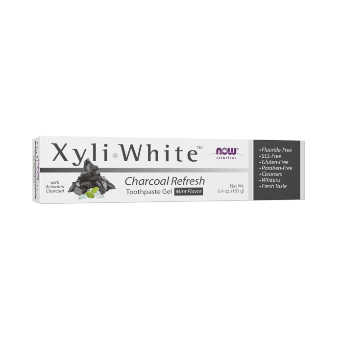 Now Solutions XyliWhite Charcoal Refresh Toothpaste Gel 6.4oz - 8105