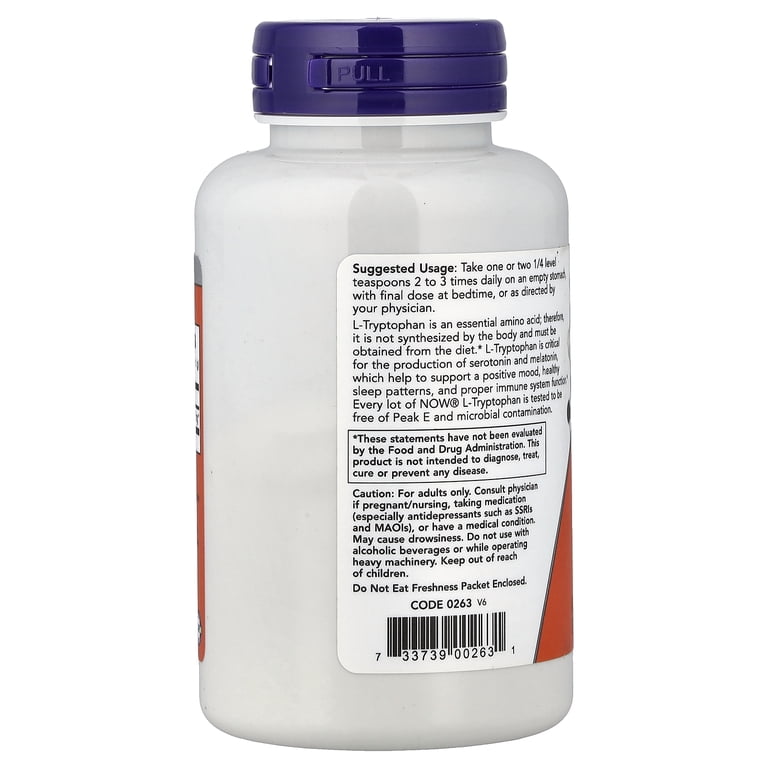 Now Foods L-Tryptophan Powder 2oz - 0263