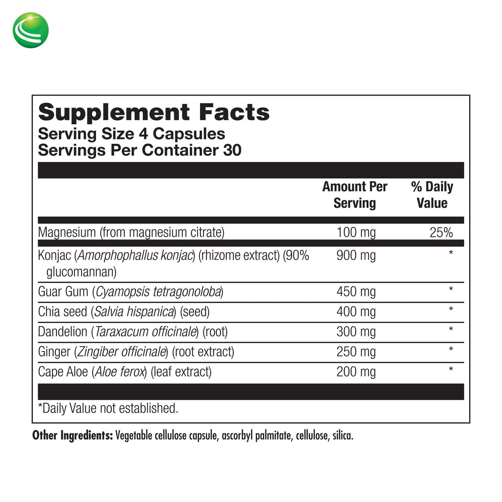 Nutra BioGenesis BioLax -Magnesium Citrate, Konjac, and Dietary Fiber to Help Support Digestive Health, Elimination & Cleansing - Gluten Free, Vegan, Non-GMO - 120 Capsules