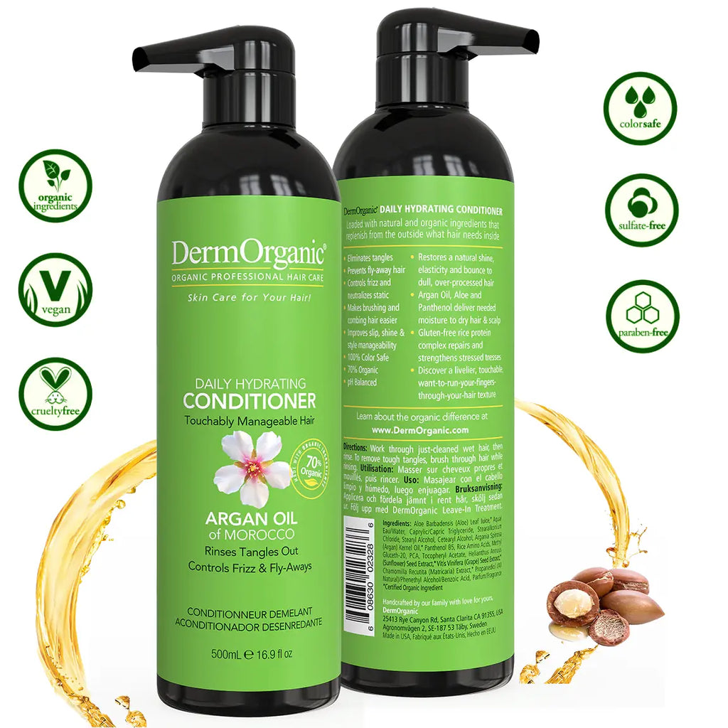 Dermorganic Daily Hydrating Conditioner 16.9 Oz