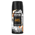 AXE Body Spray Black Vanilla, Deodorant Body Spray for Men, 4 oz