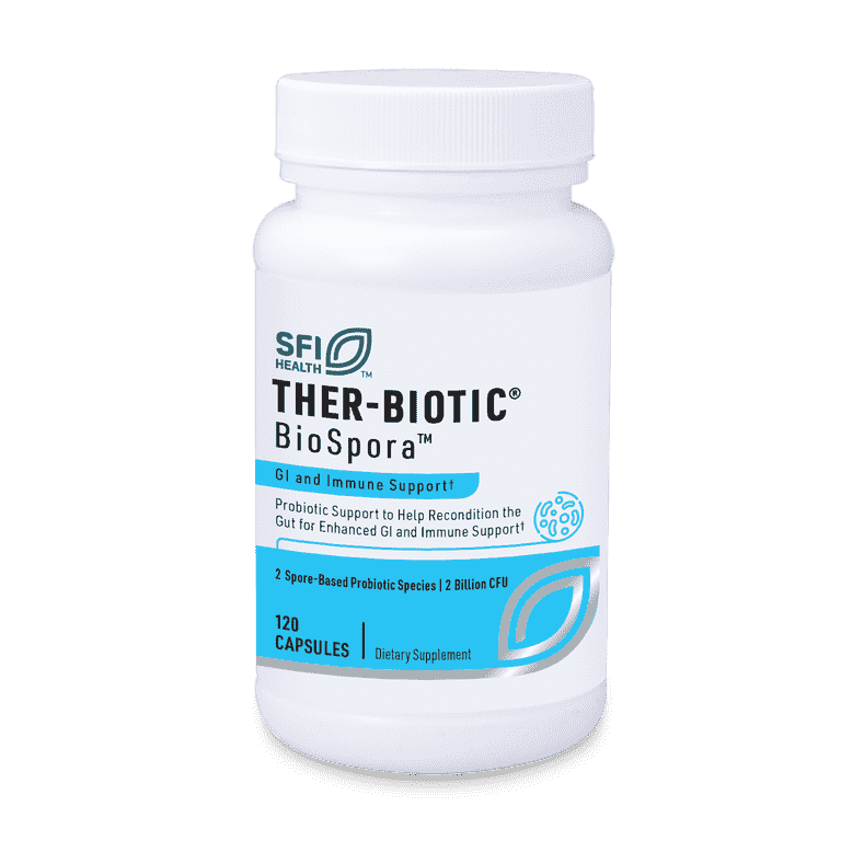 Klaire Labs Biospora Probiotic 2 Billion CFU 120 Vcaps
