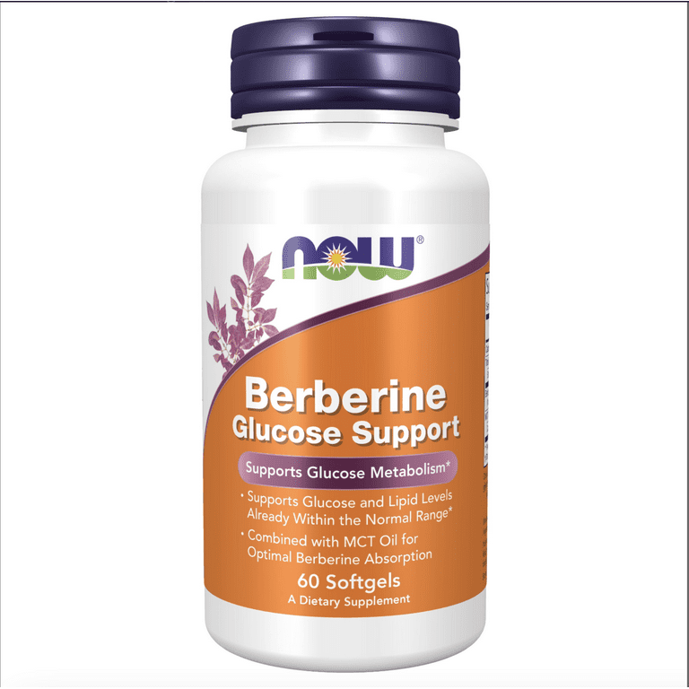 Now Foods Berberine Glucose Support 90 Softgels - 1418 - on Walmart