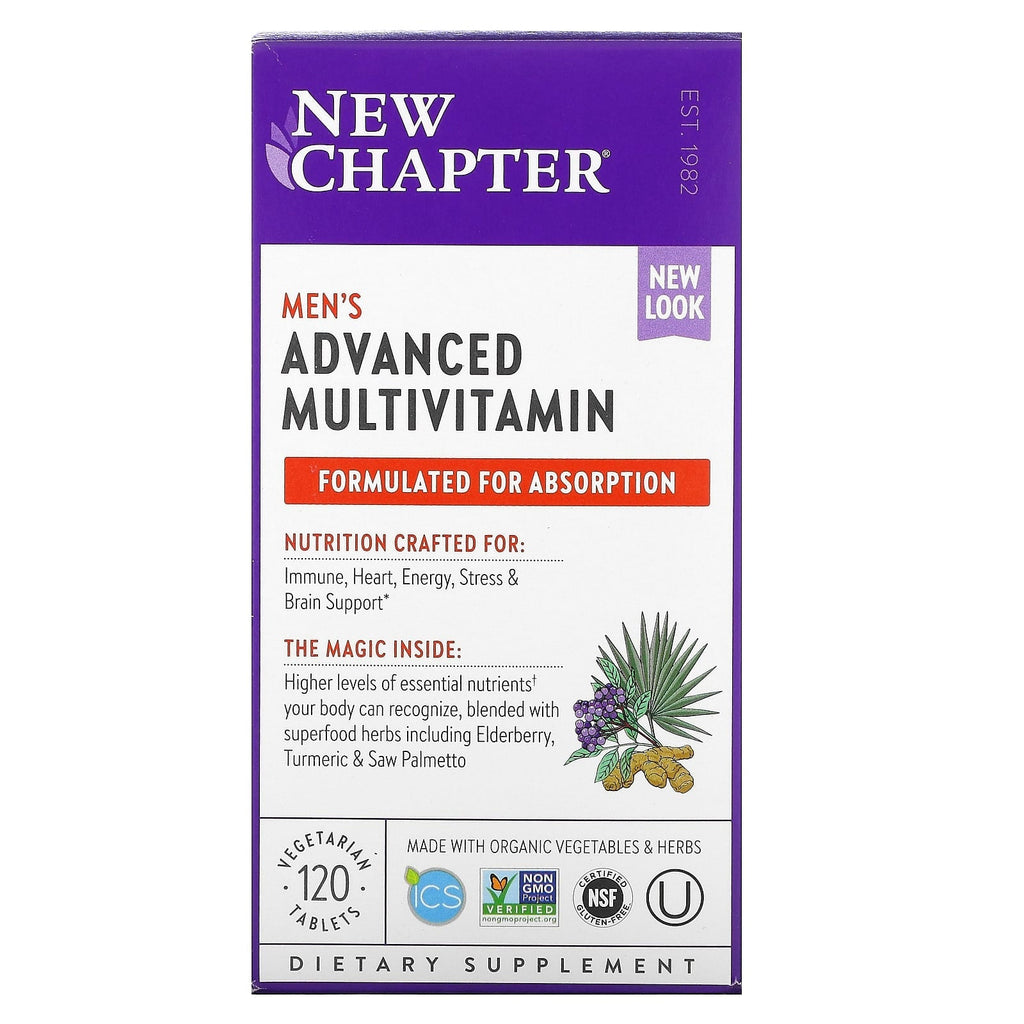 New Chapter - Men's Advanced Multivitamin - 120 Vegetarian Tablets