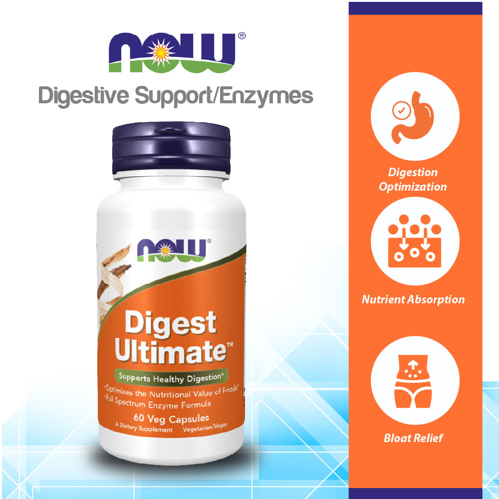 Now Foods Digest Ultimate 60 Vcaps - 2965
