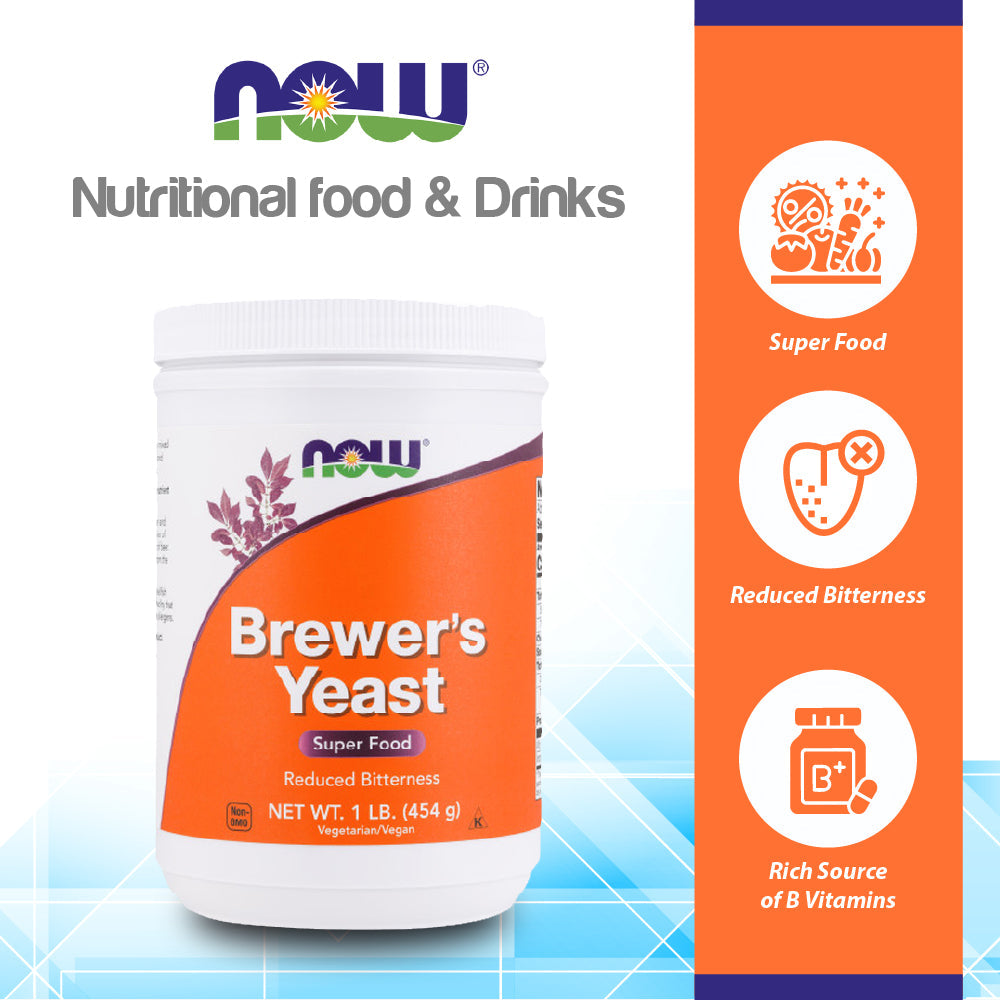Now Foods Brewer's Yeast Powder 1 Pound - 2420
