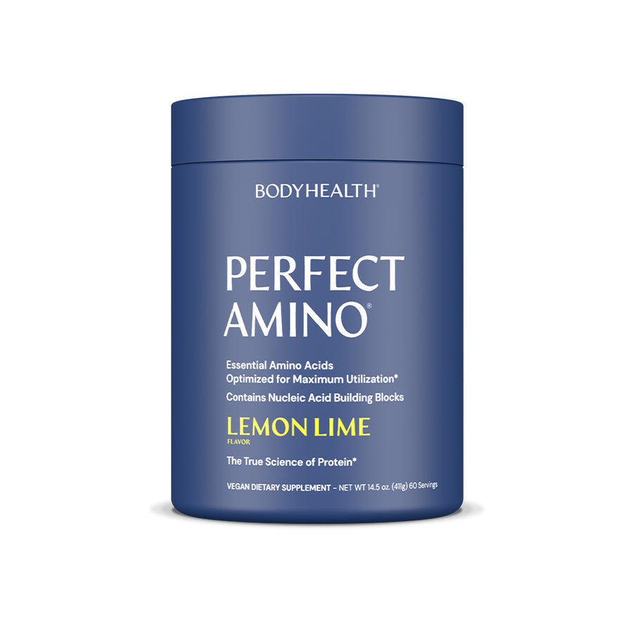 BodyHealth PerfectAmino Powder Lemon Lime 30 Servings 240 Grams