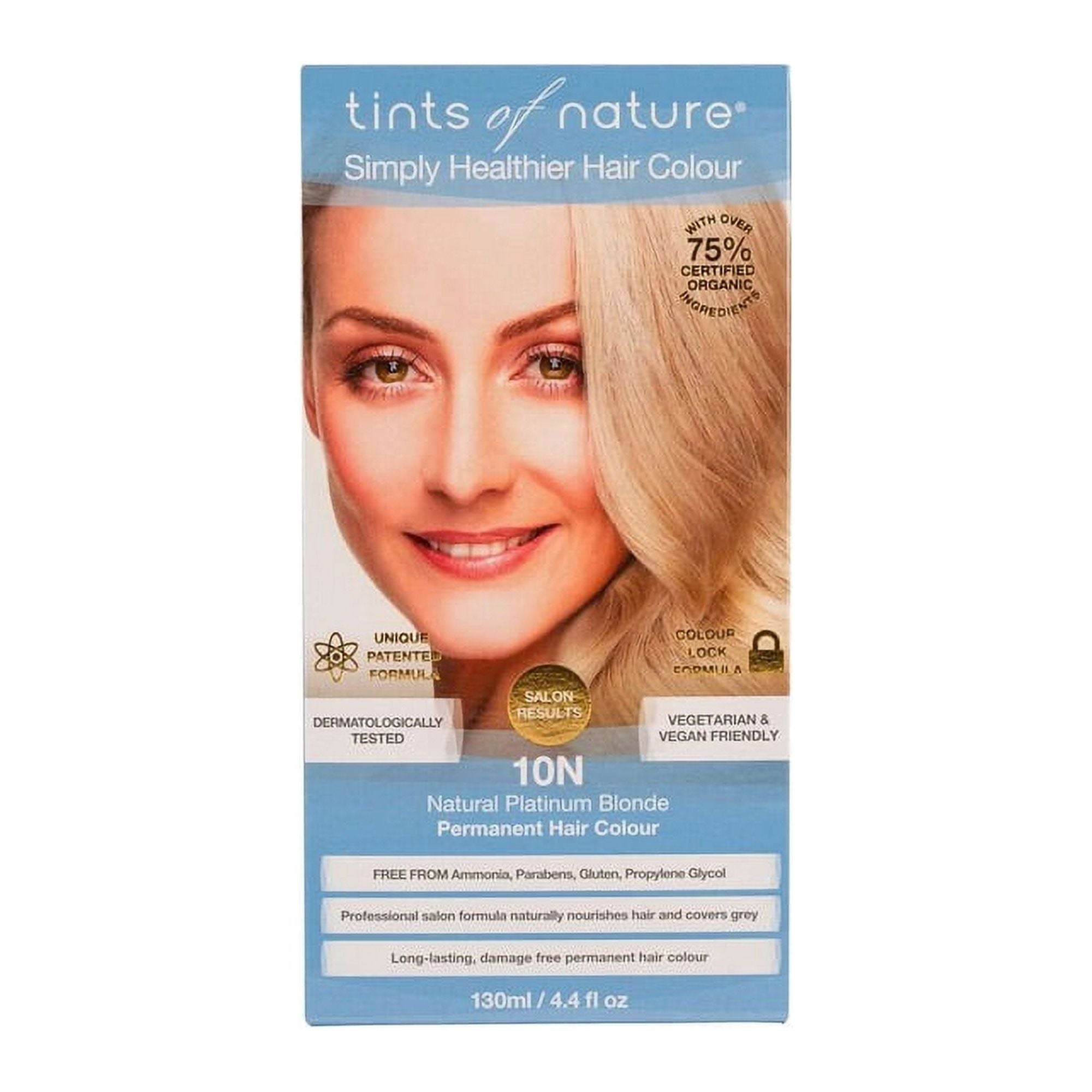 Tints Of Nature - Conditioning Permanent Hair Color 10N Natural Platinum Blonde - 4.4 fl. oz.