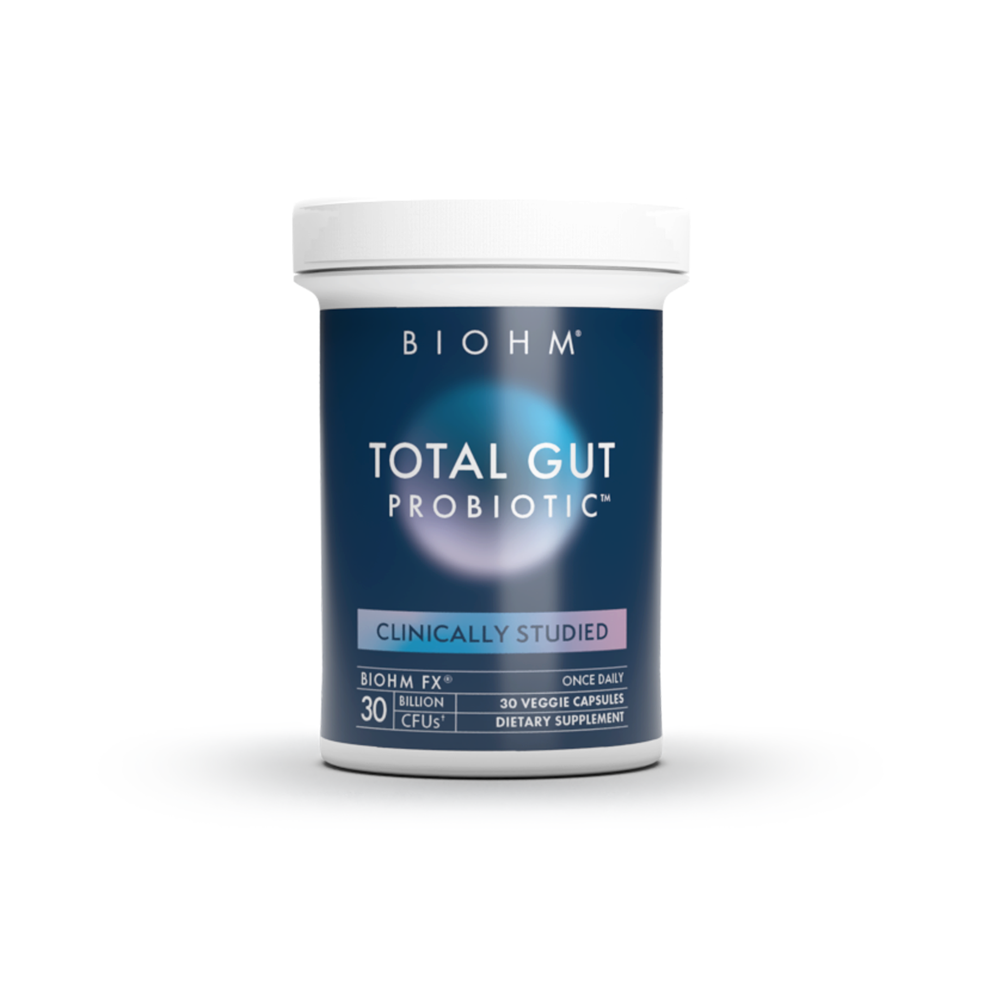 Biohm Health - Total Probiotic Bacteria + Fungi 30 Billion CFU - 30 Capsules