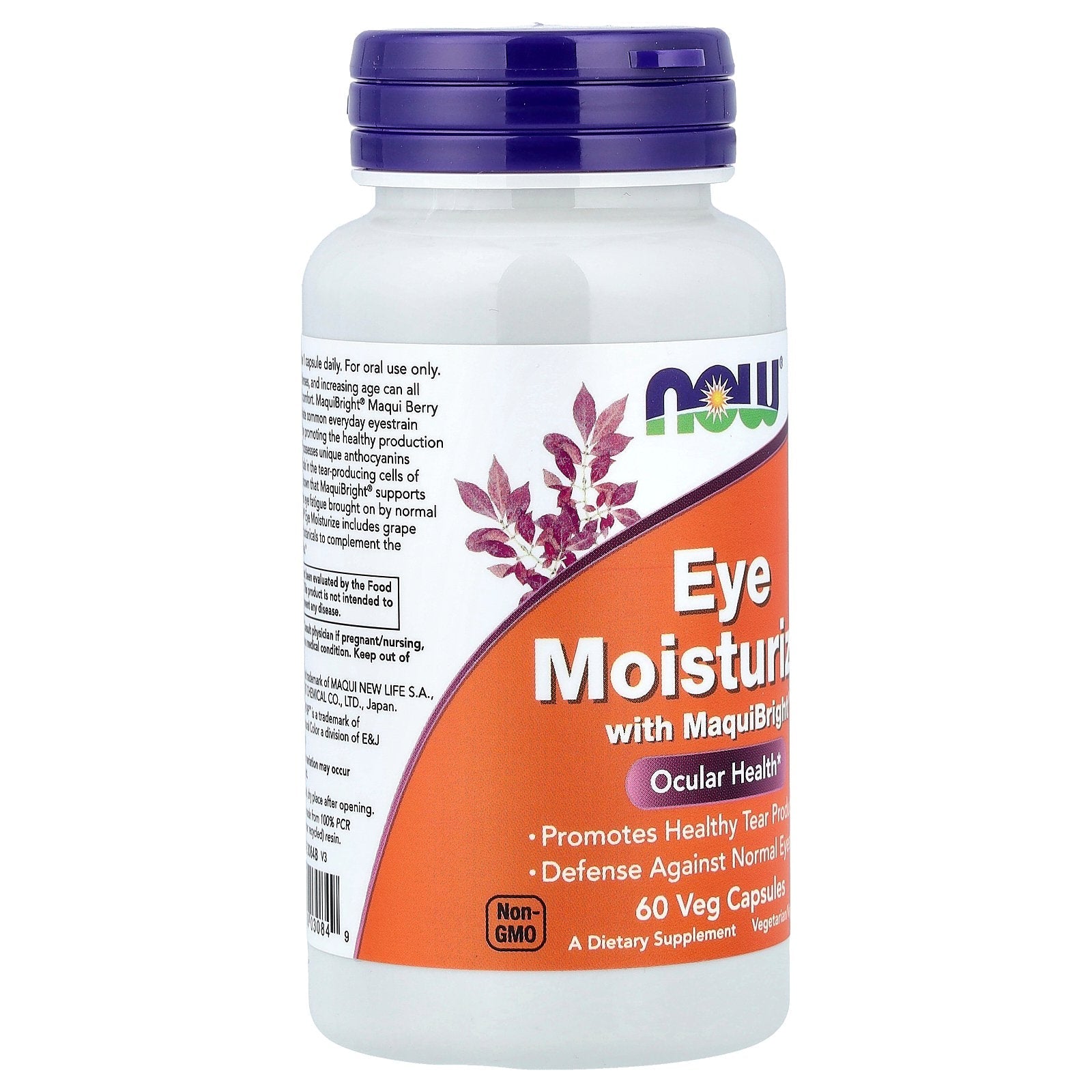 Now Food Eye Moisturize with MaquitBright 60 Vcaps