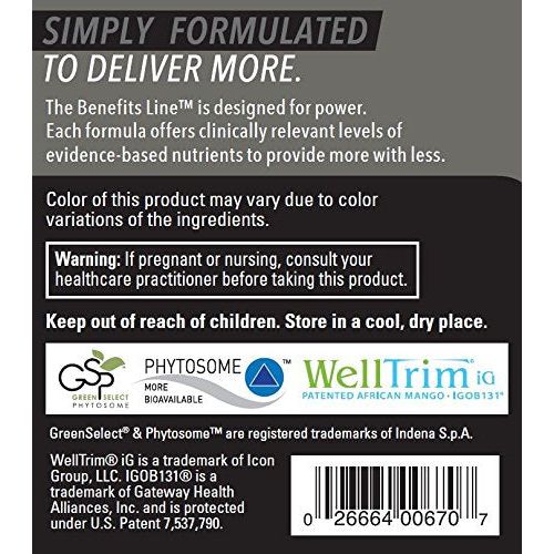 Adipo-Leptin Benefits - 60 Vegetarian Capsules by Davinci Labs