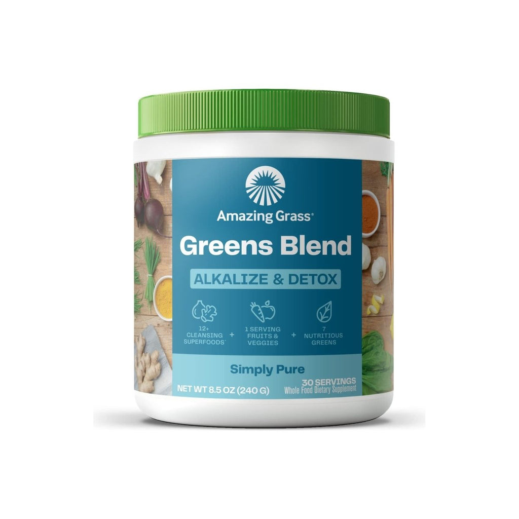 Amazing Grass Green Superfood Alkalize & Detox Simply Pure 240g 30 Servings