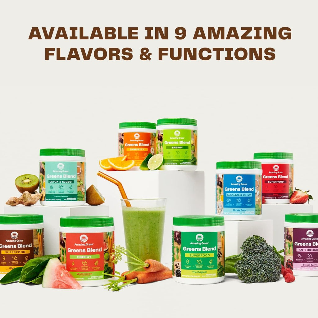 Amazing Grass Green Superfood Chocolate 28 oz 100 Servings