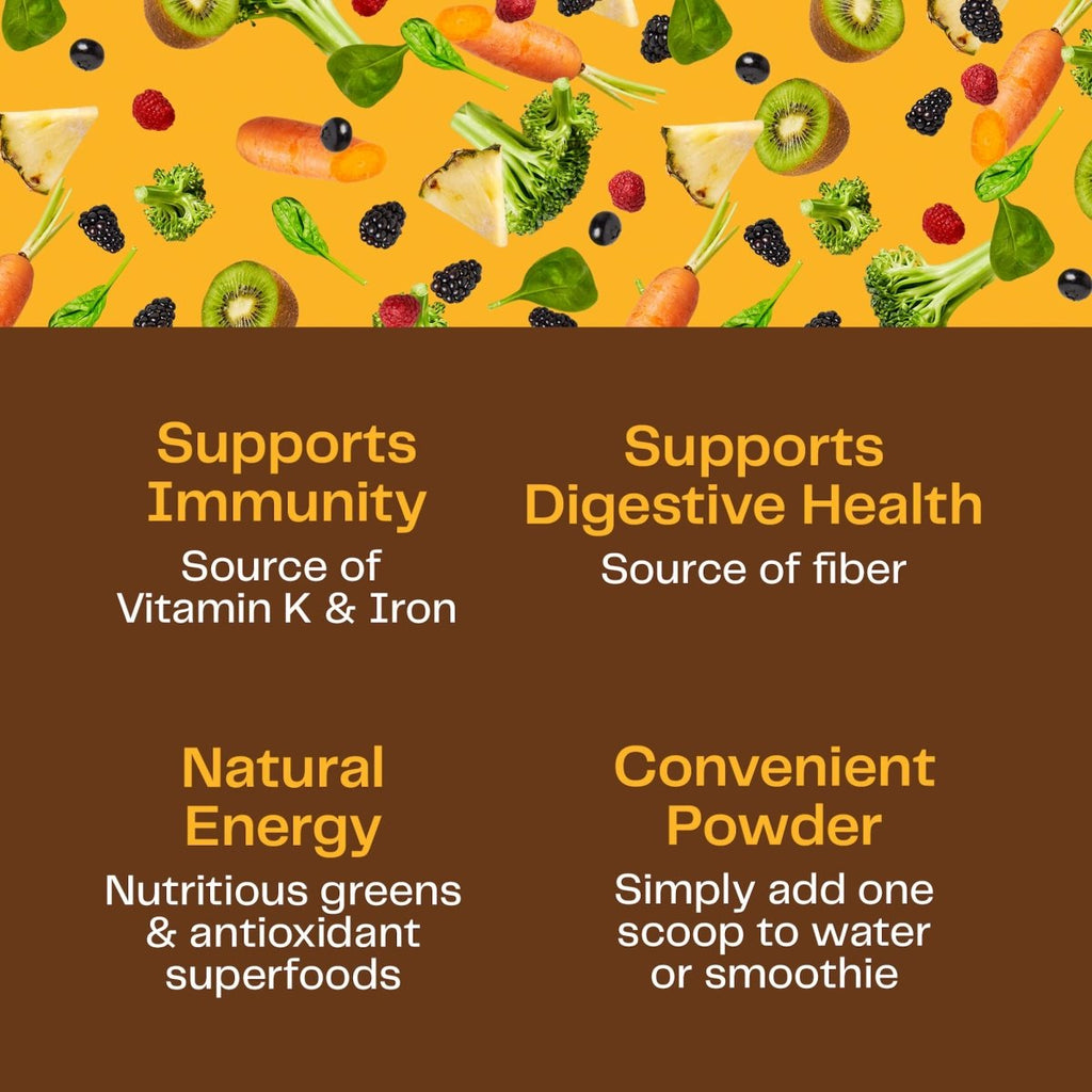 Amazing Grass Green Superfood Chocolate 28 oz 100 Servings