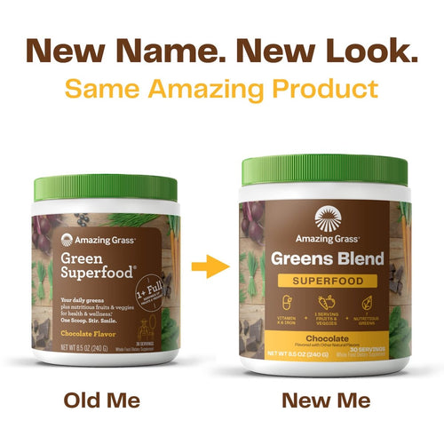 Amazing Grass Green Superfood Chocolate 28 oz 100 Servings