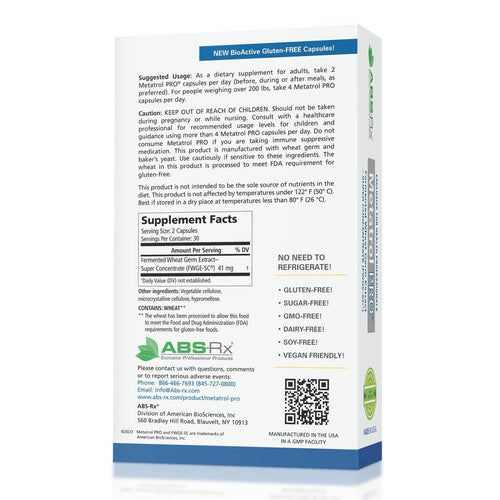 American Biosciences Metatrol Pro 60 Vcaps