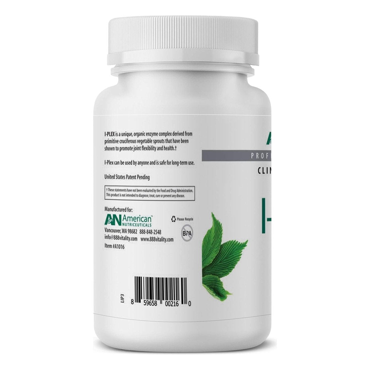 American Nutriceuticals I-plex 200 Tablets