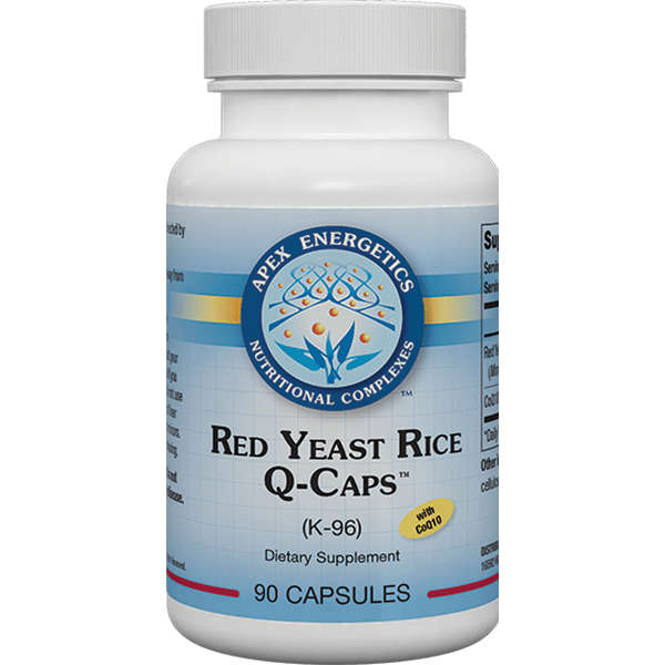 Apex Energetic Red Yeast Rice Q-Caps 90 Capsules - K96