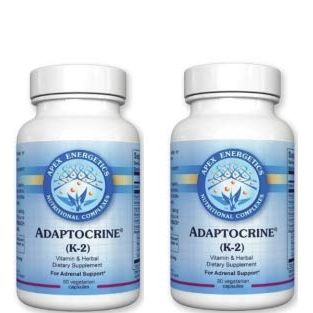 Apex Energetics - Adaptocrine (K-2) 90 Capsules (2 Pack)