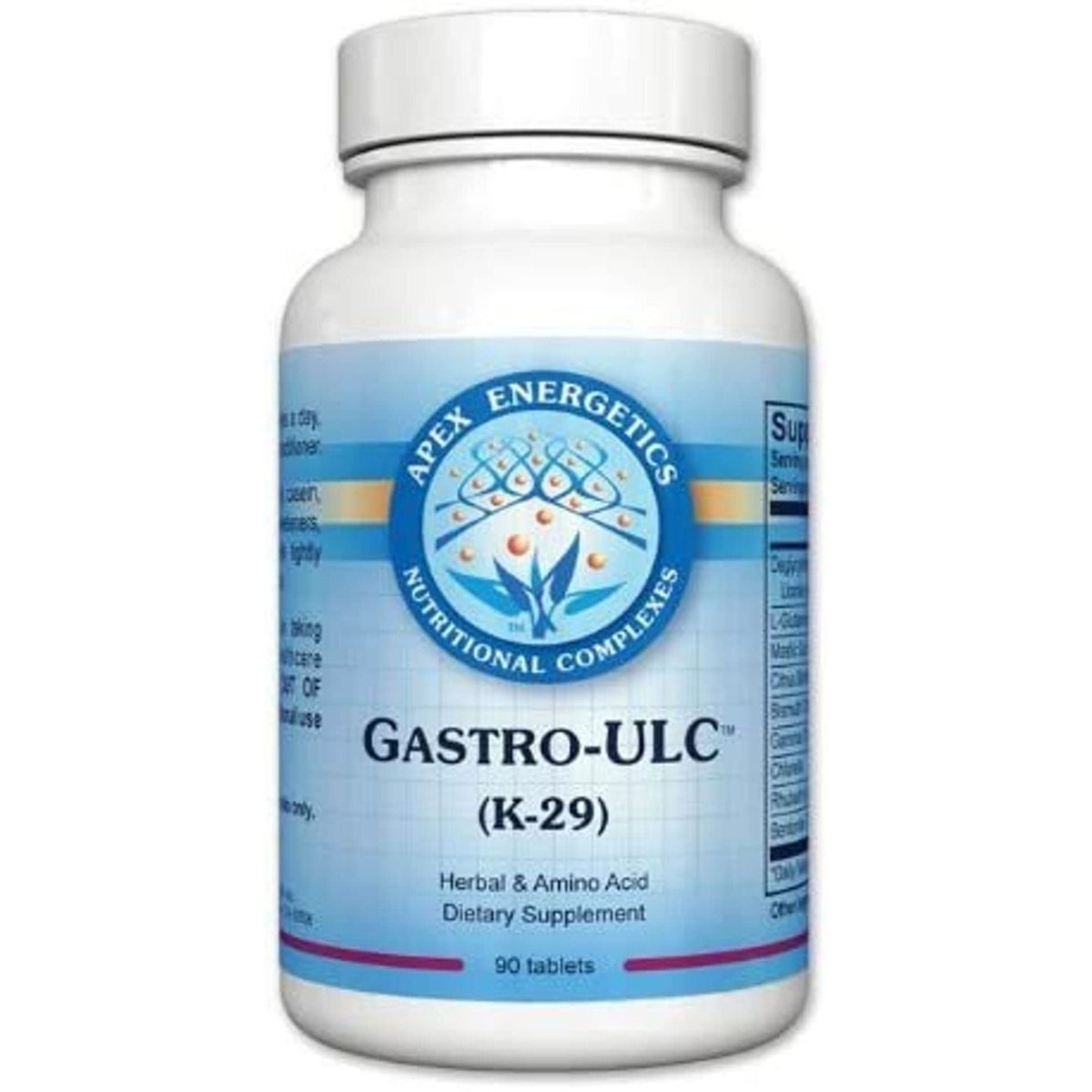 Apex Energetics Gastro-ULC 90 Tablets - K29