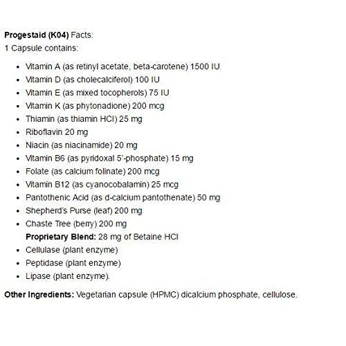 Apex Energetics K-4 Progestaid (90 Caps)