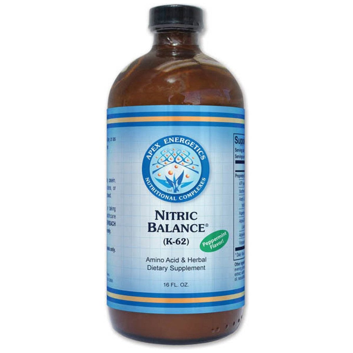 Apex Energetics Nitric Balance Peppermint 16 oz - K62 -