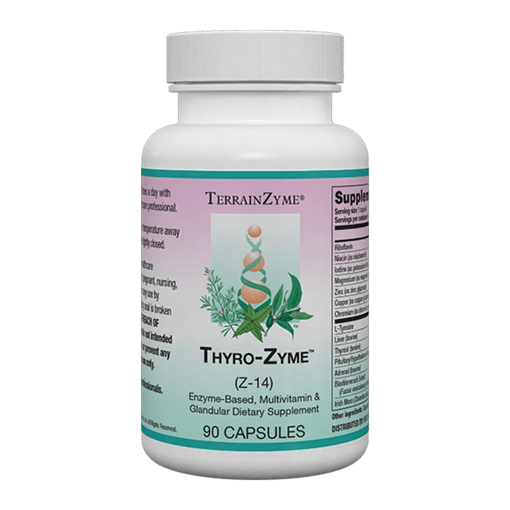 Apex Energetics Thyro-Zyme 90 Capsules - Z14 -