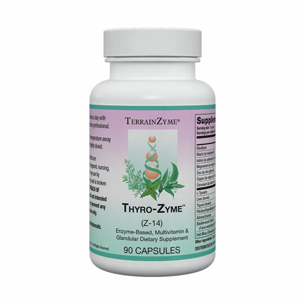 Apex Energetics Thyro-Zyme 90 Capsules - Z14 -