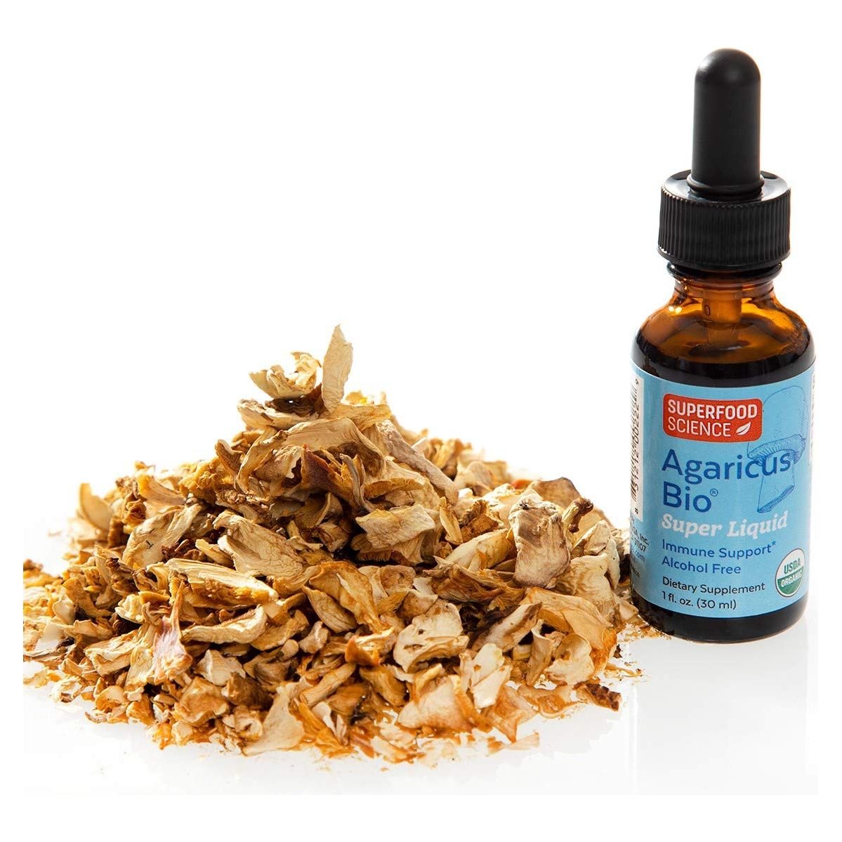 Atlas World - Agaricus Bio Super Liquid Immune Support Anti-Aging Formula - 1 fl. oz.