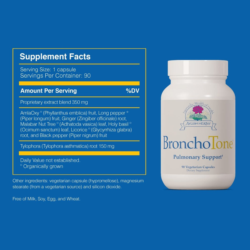 Ayush Herbs BronchoTone 90 Capsules
