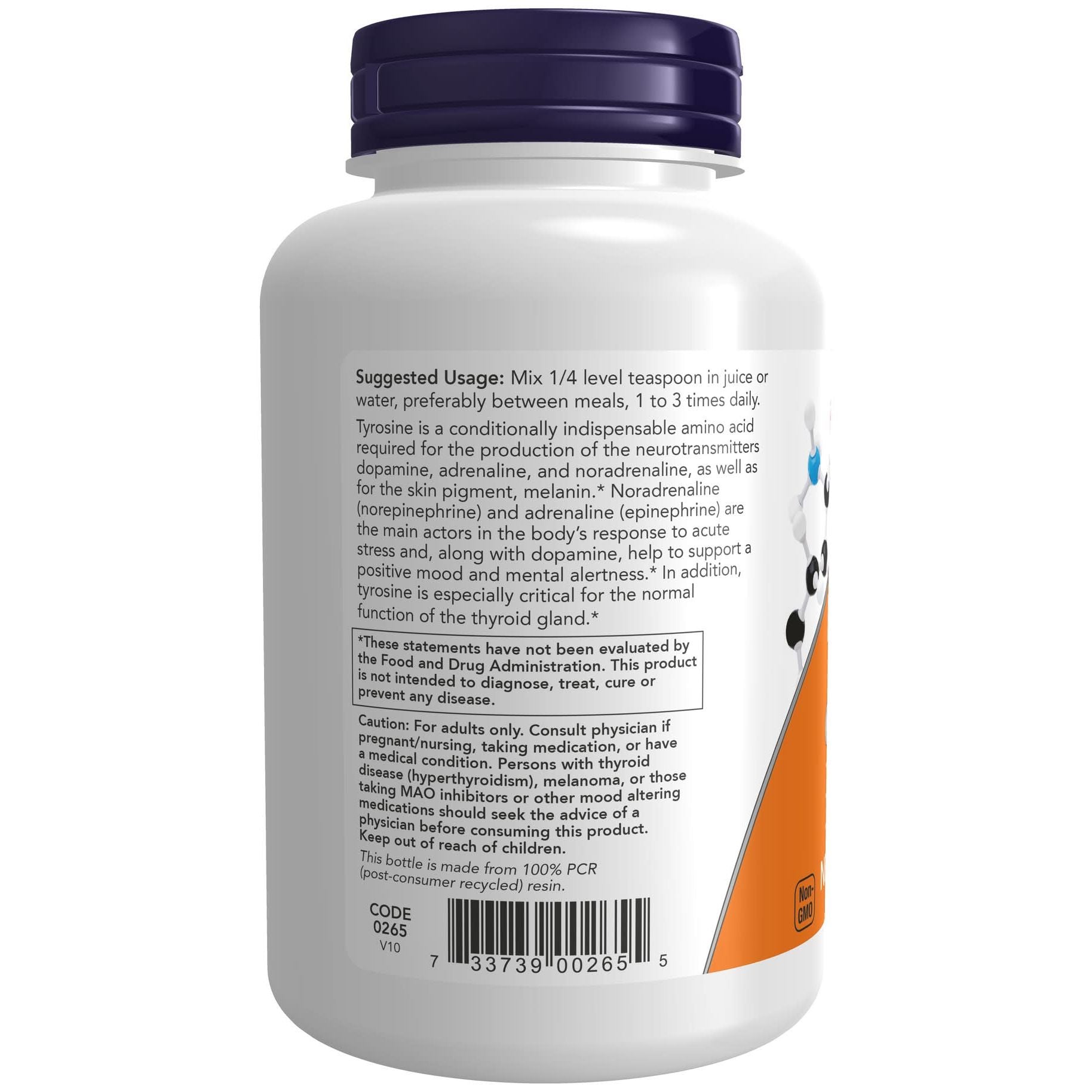 Now Foods L-Tyrosine Powder 4oz - 0265