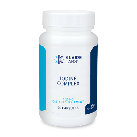 Klaire Labs Iodine Complex 6.25 mg 90 Capsules