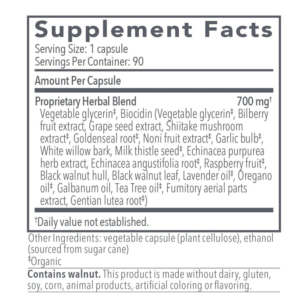 Bio-Botanical Research Biocidin Broad Spectrum 90 Capsules