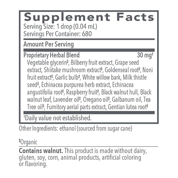 Bio-Botanical Research Biocidin Broad Spectrum Remove Liquid Formula 1oz