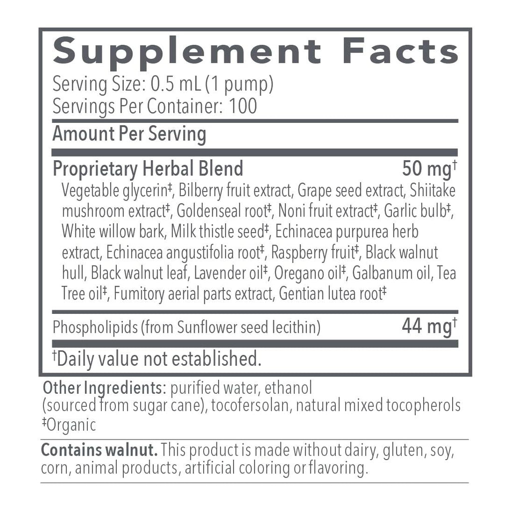 Bio-Botanical Research Biocidin LSF Remove Broad Spectrum Liposomal 1.7 fl oz