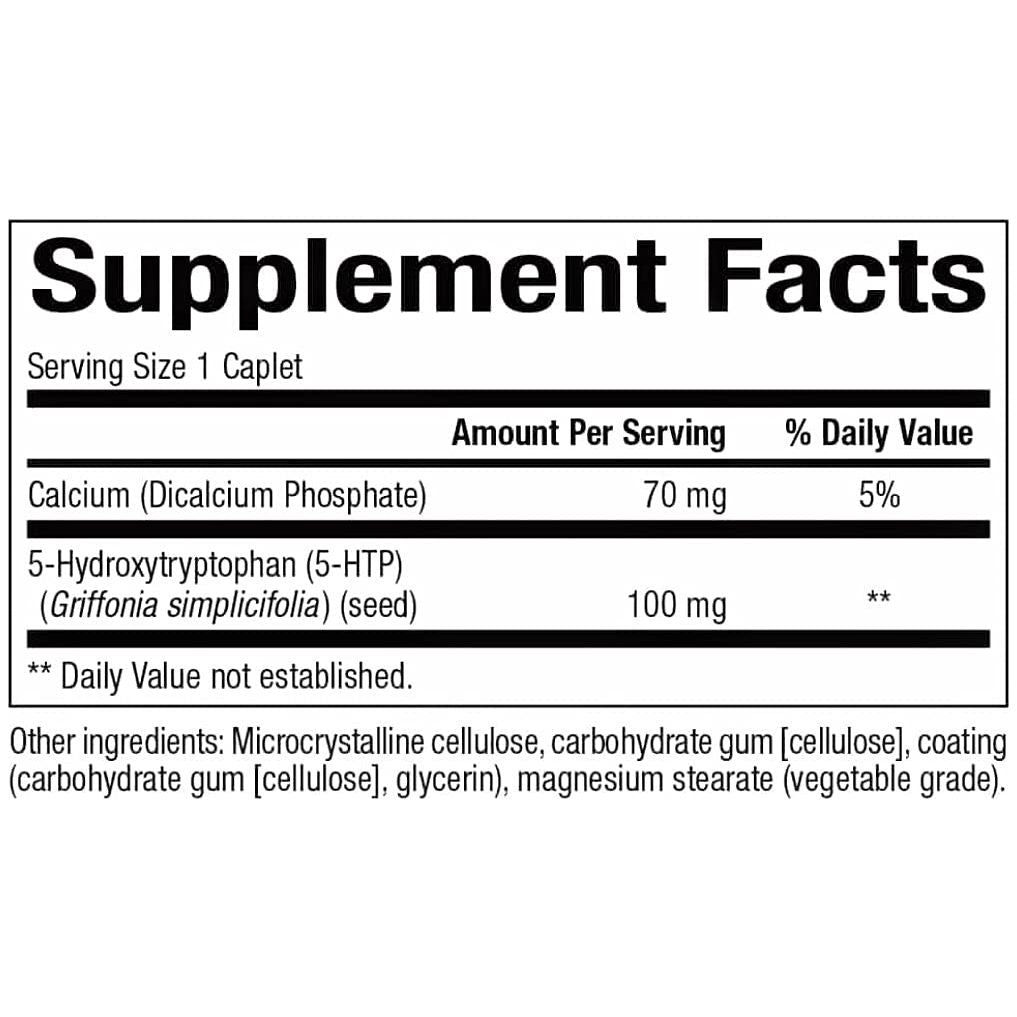 Bioclinic Naturals - 5-HTP (5-Hydroxytryptophan) 60 Time Release Caplets