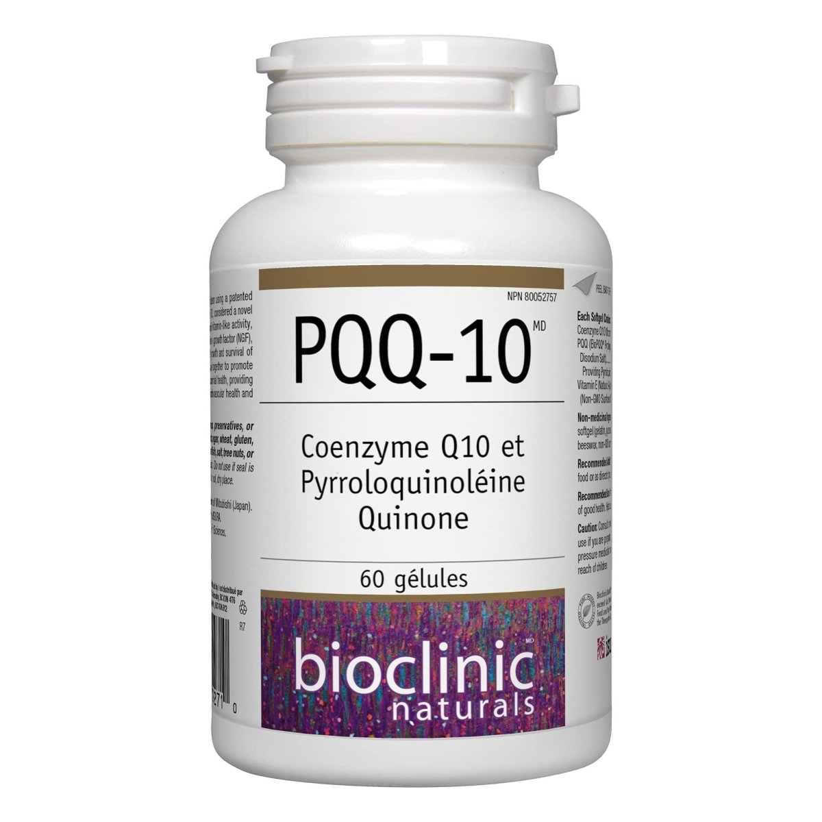 Bioclinic Naturals CerebroVital PQQ-10 60 Softgels