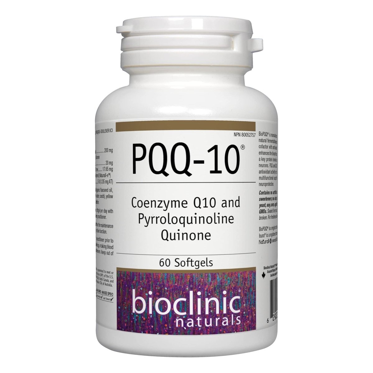 Bioclinic Naturals CerebroVital PQQ-10 60 Softgels