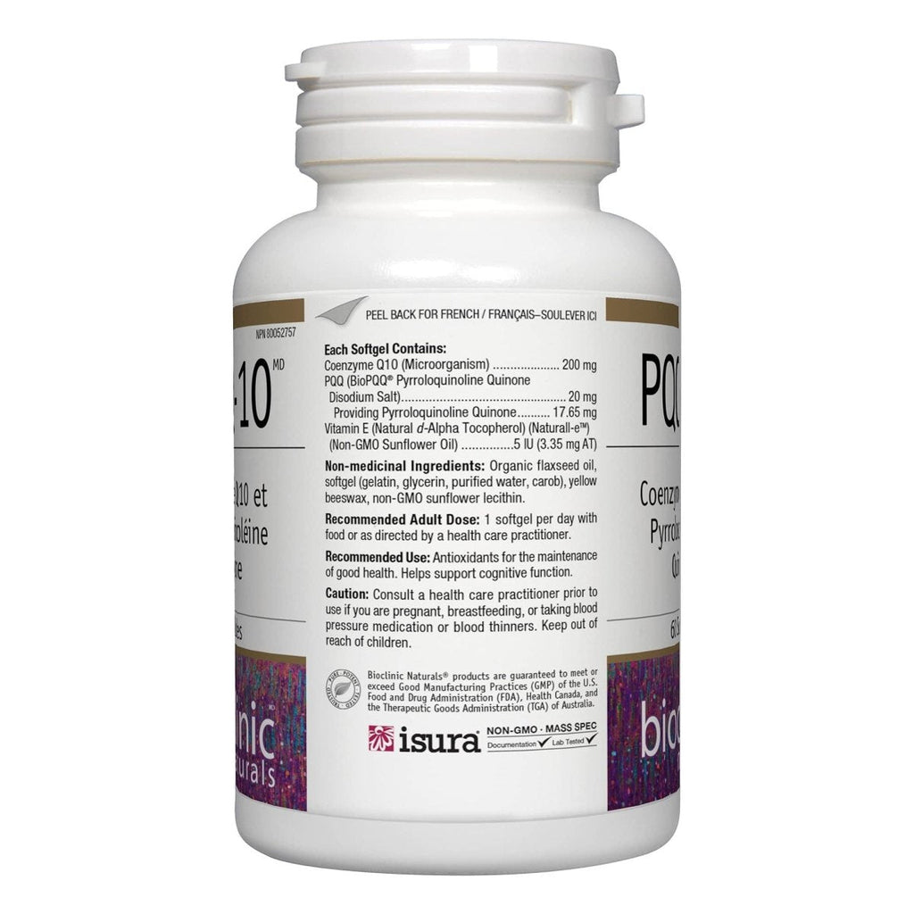 Bioclinic Naturals CerebroVital PQQ-10 60 Softgels