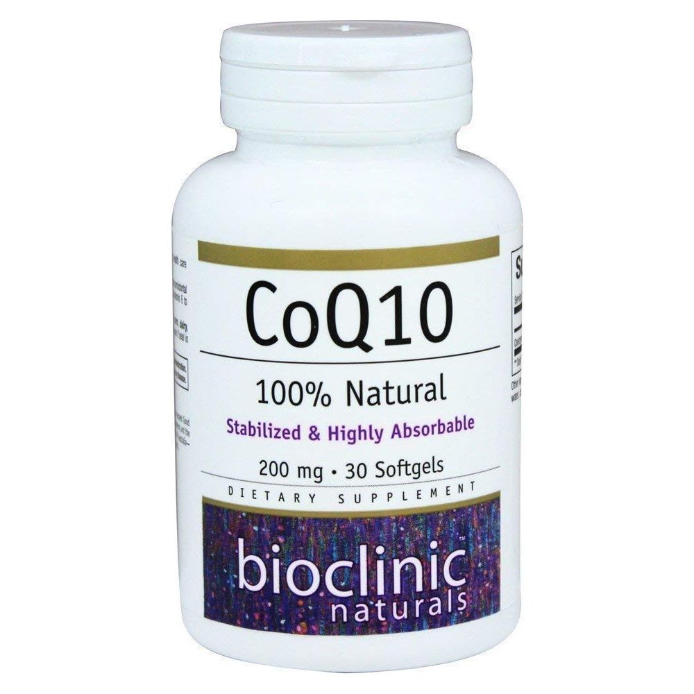 Bioclinic Naturals CoQ10 200mg 30 softgels