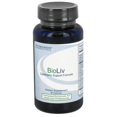 BioGenesis Nutraceuticals - BioLiv Lipotrophic Support Formula - 90 Capsules