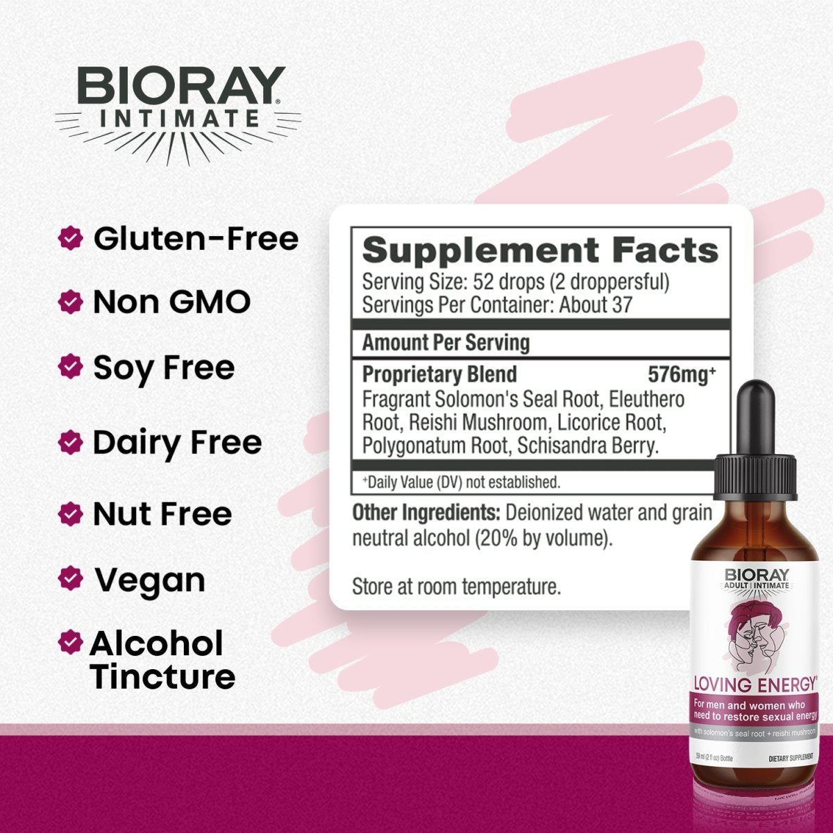 BioRay Loving Energy Alcohol Free 2oz