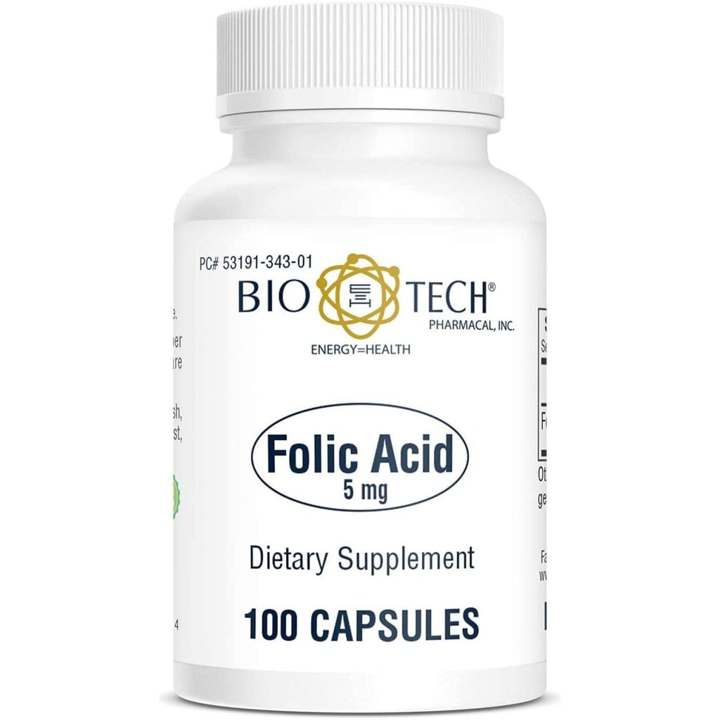 Biotech Folic Acid 5mg 100 cap