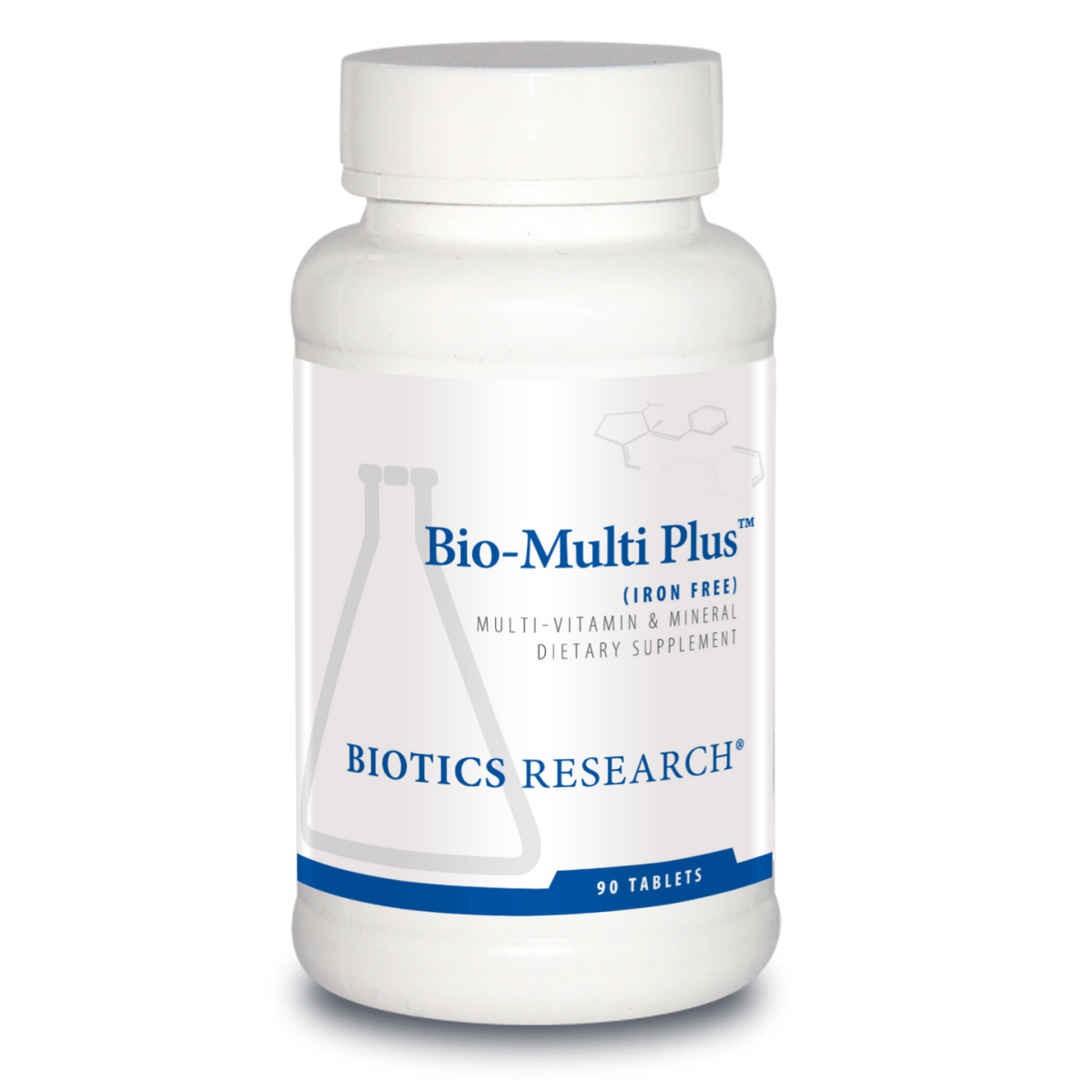 Biotics Research Bio-Multi Plus Iron & Copper Free 90 Tablets
