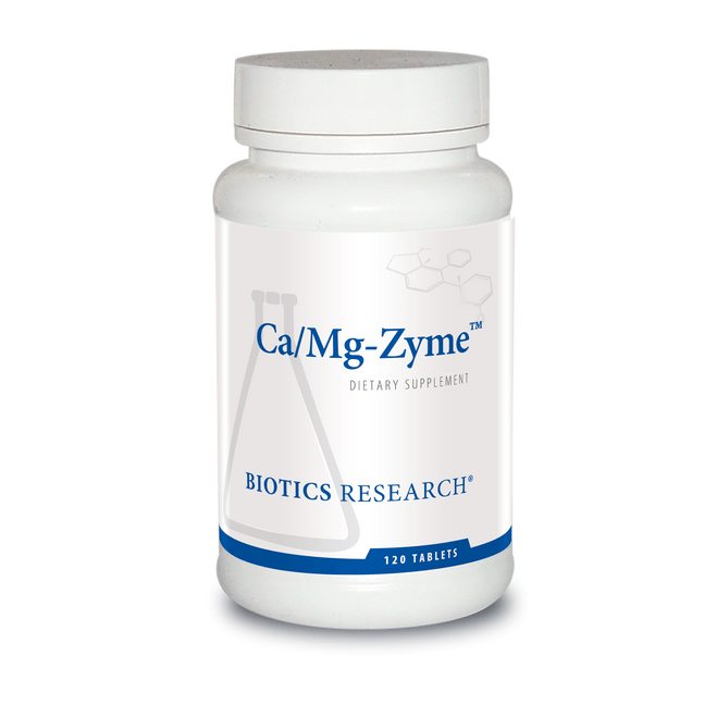 Biotics Research Ca/Mg-Zyme 120 Tablets
