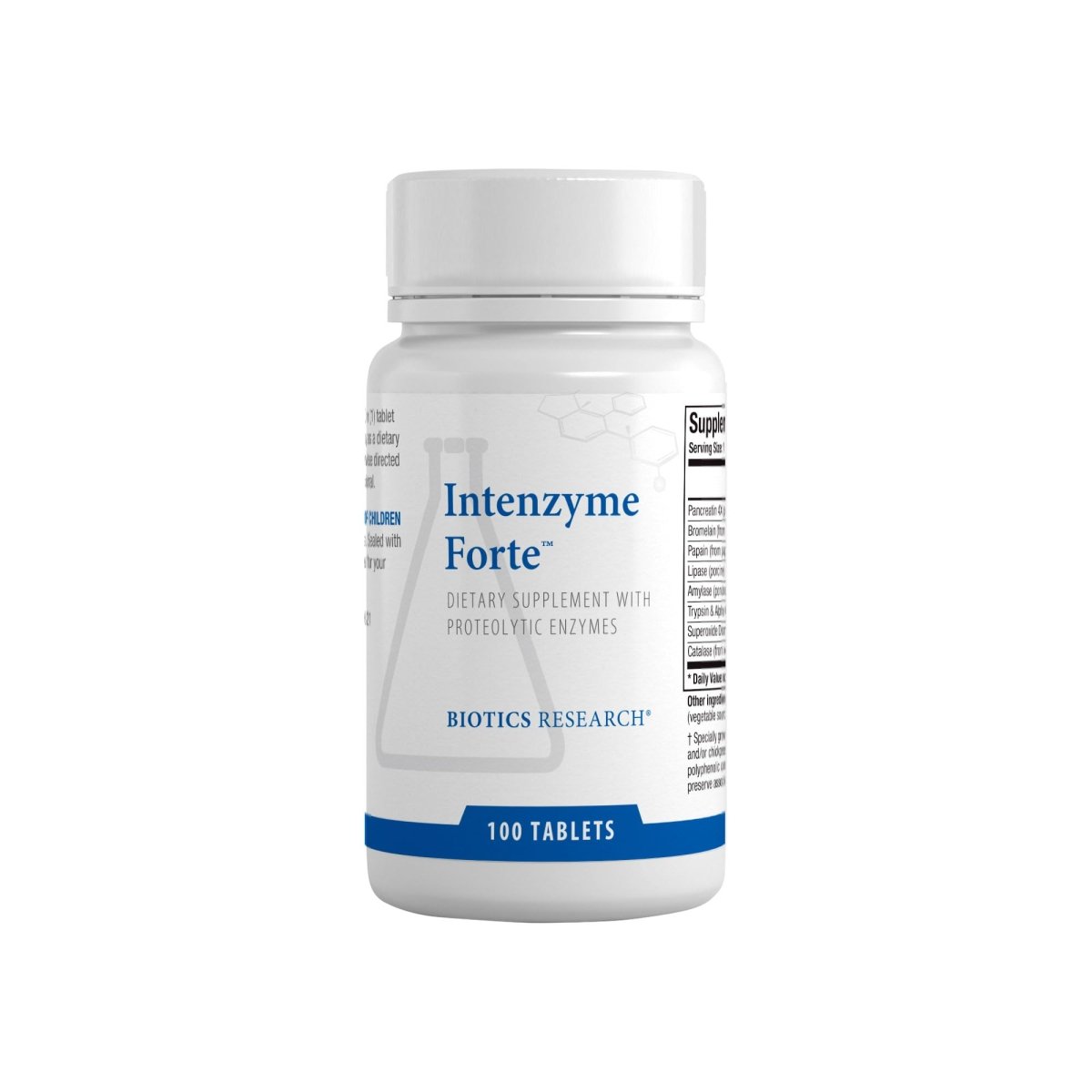 Biotics Research Intenzyme Forte 100 Tablets
