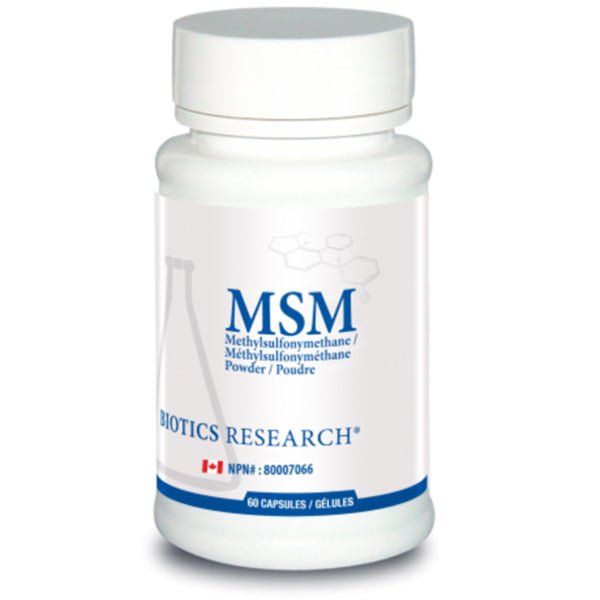 Biotics Research MSM 60 Capsules